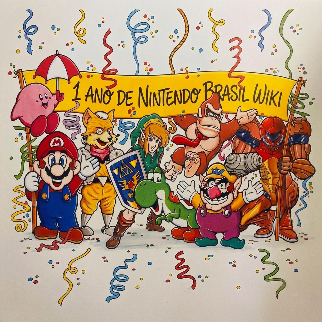1 ANO DE NINTENDO BRASIL WIKI!!!
